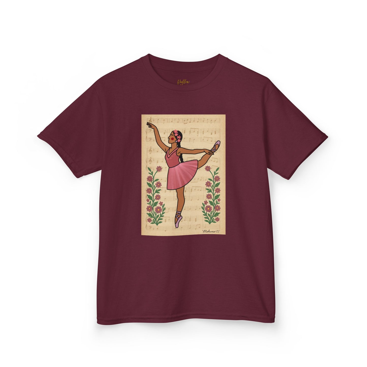Summer Time Ballerina Kids Tee