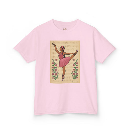 Summer Time Ballerina Kids Tee