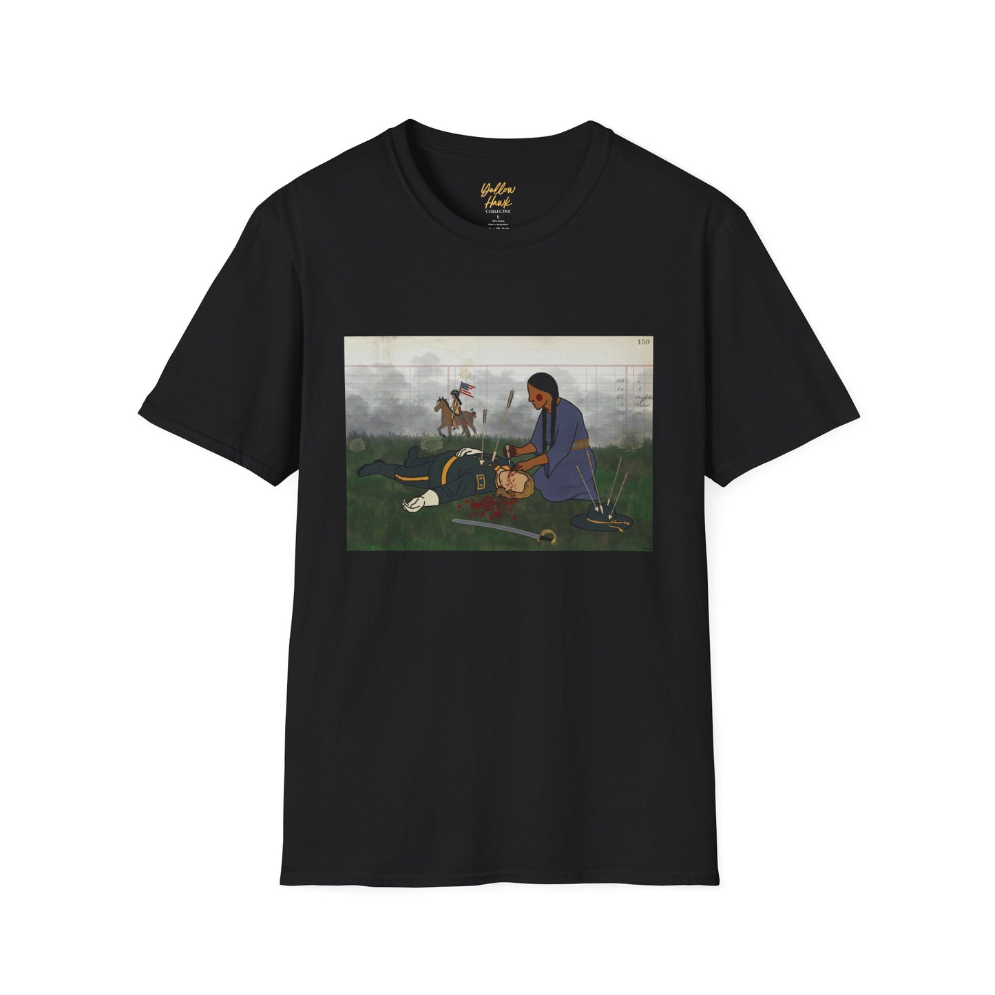 150th Little Bighorn Ledger Tshirt